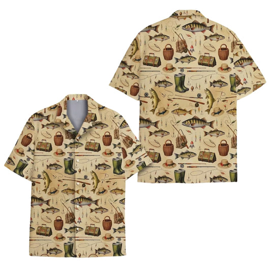 Vintage Fishing Hawaiian Shirt For Mens, Fishing Hawaiian Shirts For Fishermans HE0045