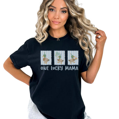 One Lucky Duck Custom Matching Family T Shirts, Custom First Birthday Matching Shirts For Family ET0253