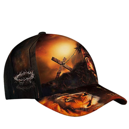 Custom Lion Jesus Baseball Cap, Custom Christian 3D Printed Caps CP0104