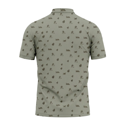 The Longbeard Club Men's Turkey Huting Golf Polo Shirt, Hunting Turkey Golf Shirts GZ0301