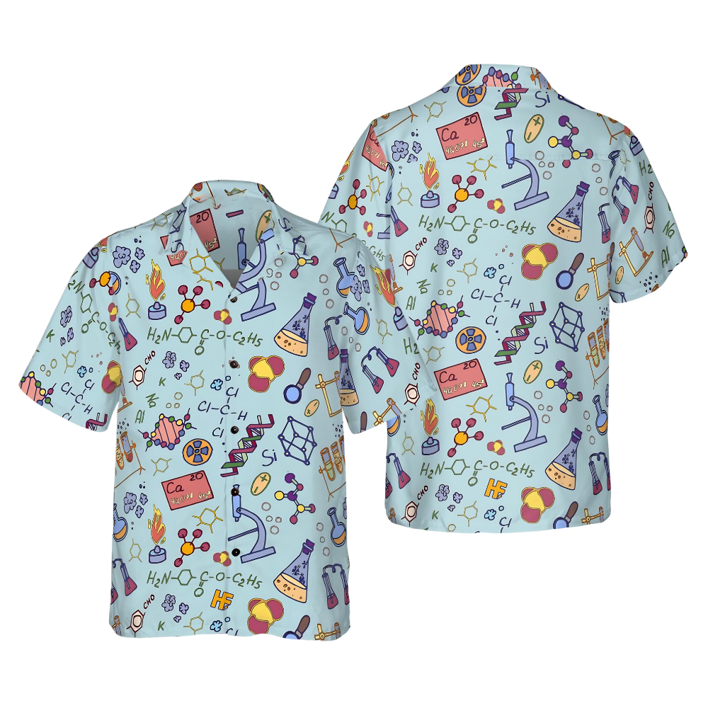Chemistry Science Hawaiian Shirts Men Women, STEM Teacher Hawaiian Shirts HE0240