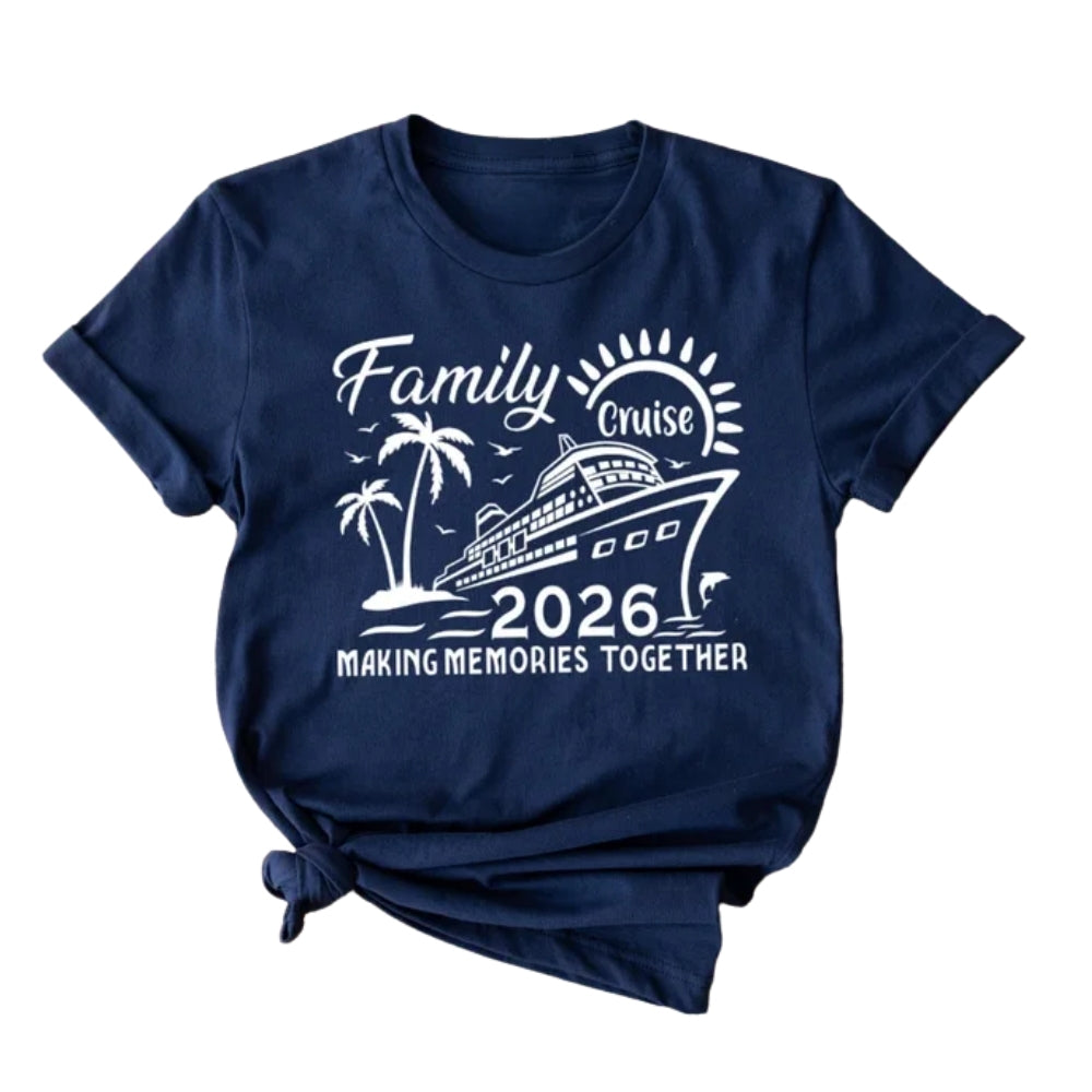 Matching Family Cruise 2026 Making Memories Together T Shirts, Cruise Family Vacation Shirts ET0096