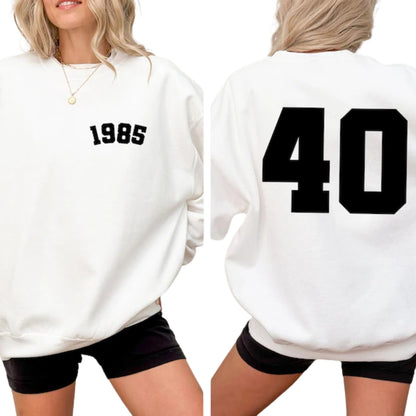 1985 Birthday Sweatshirt For Women, 40th Birthday Sweatshirt 2D0465