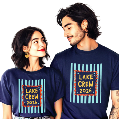 Lake Crew Custom Year Matching Cousin T Shirt, Custom Lake Vacation Family Shirts ET1587