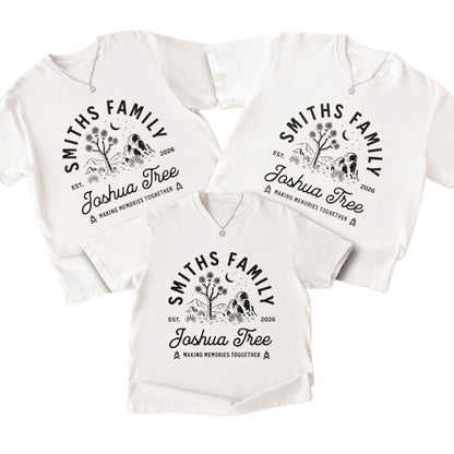 Custom Matching Family Camping T Shirts, Custom Camping Trip Matching Shirts For Family ET1117