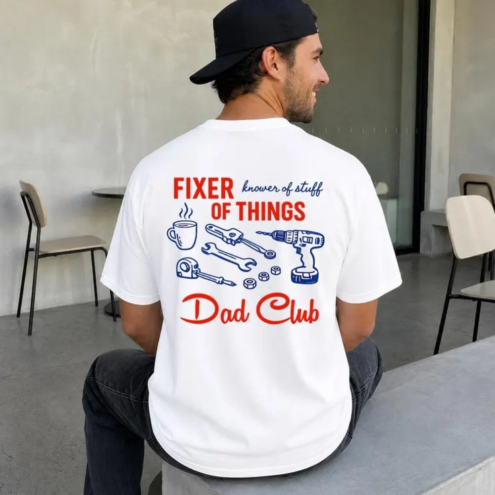 Fixer Of Things Dad Club I Break Stuff Kid Club Matching Father And Son T Shirt Father's Day, Handyman Dad And Son Matching Shirts ET0950