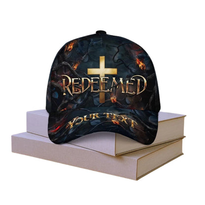 Custom Redeemed Cross Christian Baseball Cap, Custom Christian God Caps Hats CP0106