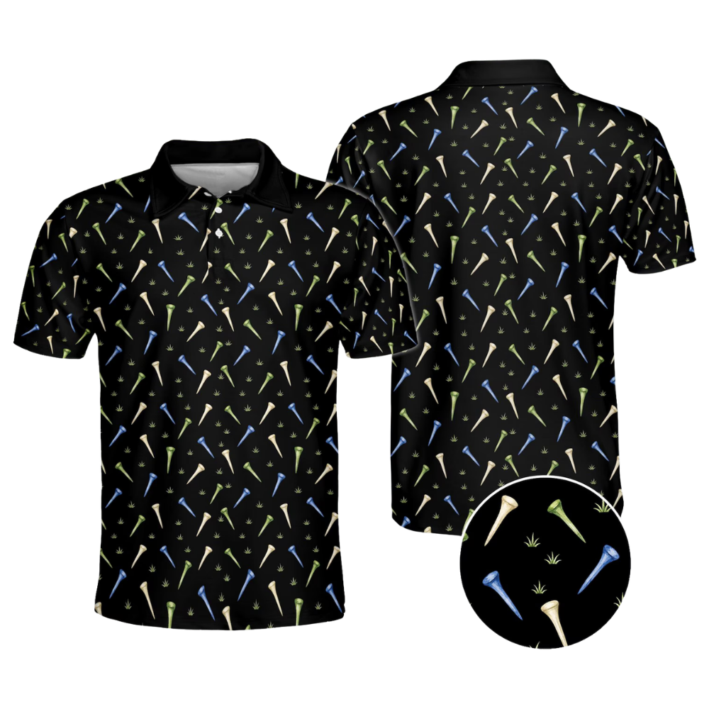 Matching Green Golf Shirt For His And Her, Couple Matching Golf Shirt GE0600