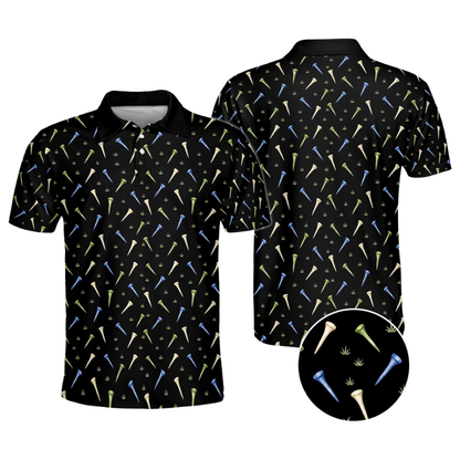 Matching Green Golf Shirt For His And Her, Couple Matching Golf Shirt GE0600