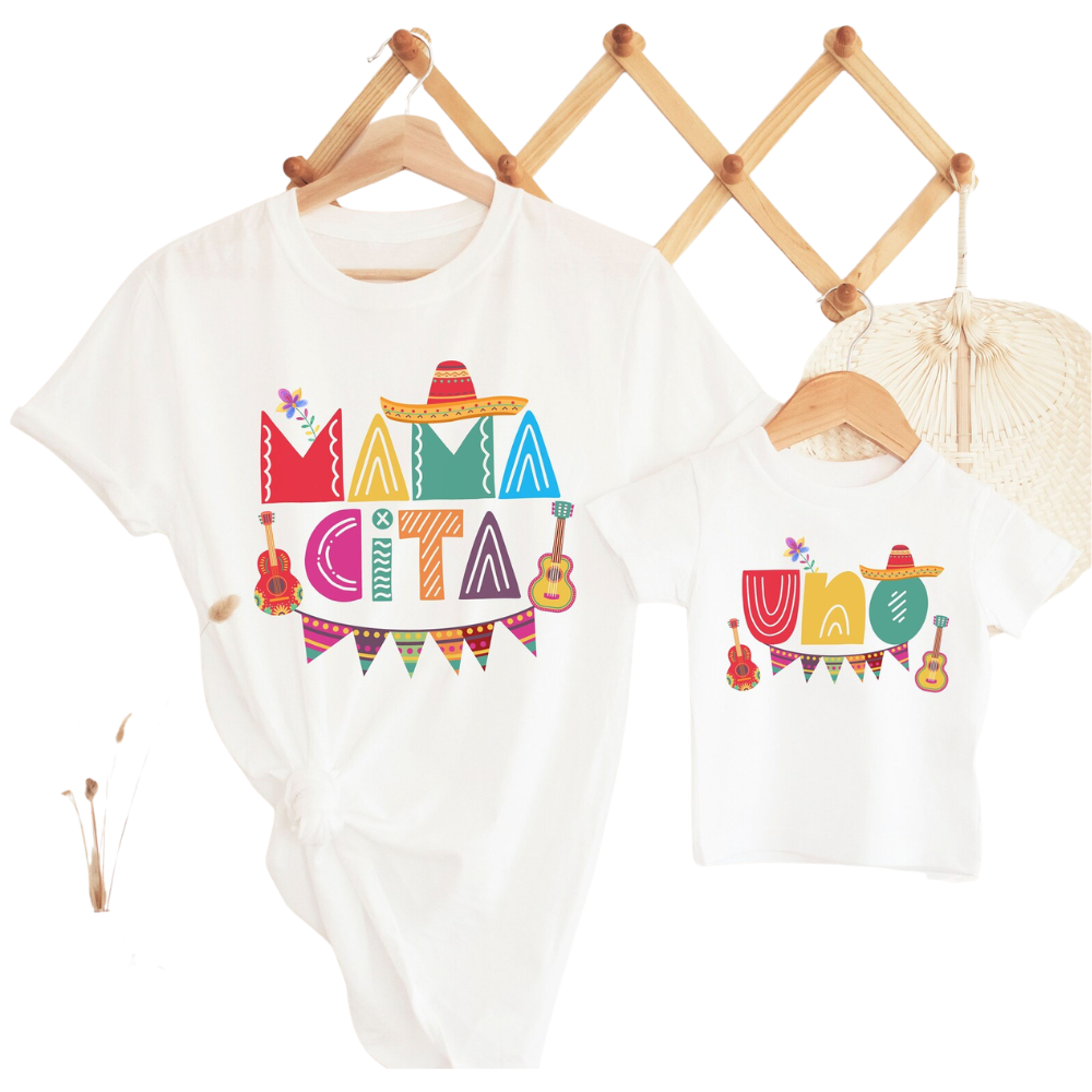 Mexican Fiesta First Birthday Matching Family T Shirt, 1st Birthday Fiesta Family Shirts ET1250