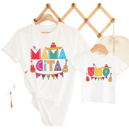 Mexican Fiesta First Birthday Matching Family T Shirt, 1st Birthday Fiesta Family Shirts ET1250