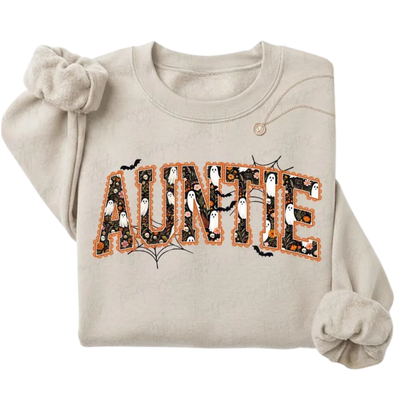Auntie Halloween Sweatshirt, Halloween Sweatshirt For Aunt 2D0911