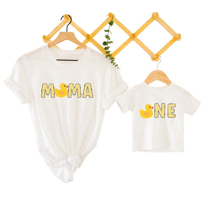 One Duck Matching 1st Birthday Family T Shirts, Duck First Birthday Matching Family Shirts ET0256