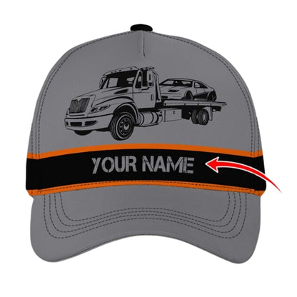 Personalized Tow Truck Baseball Cap With Name, Custom Tow Truck Lover Hat CP0485