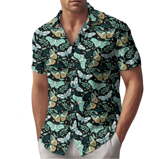 Butterfly Tropical Hawaiian Shirt For Men Women, Butterfly Hawaiian Shirts HE0292
