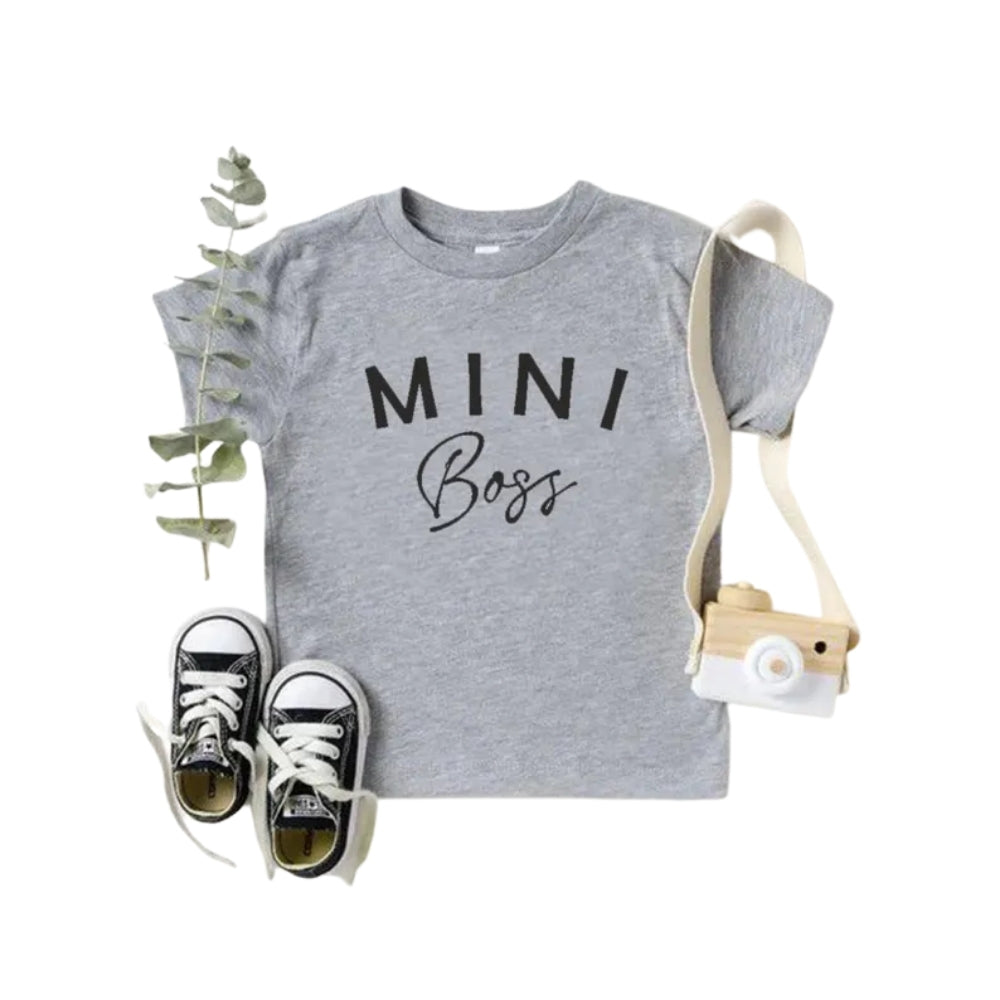 Papa Boss Mama Boss Baby Boss Matching Family T Shirts, Custom Family Boss Matching Shirts ET0689