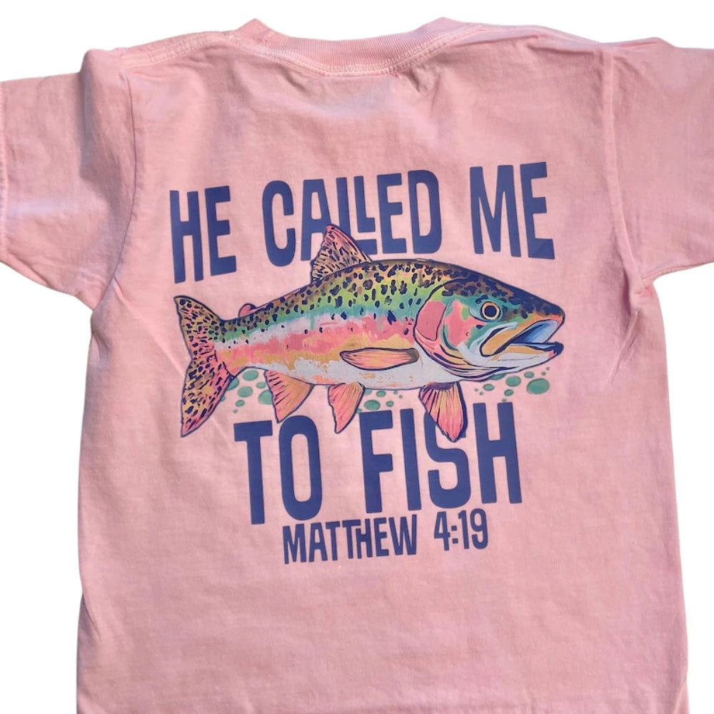 He Called Me To Fish Matthew 4:19 Matching Father And Son Fishing T Shirt, Fishing Christian Matching Dad And Son  Shirts ET0803