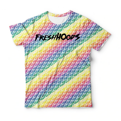 Pride 3D T Shirt For Gaymer, Lesbian Fresh Hoods 3D T Shirt, Rainbow Color T Shirt For Pride Month LO0902