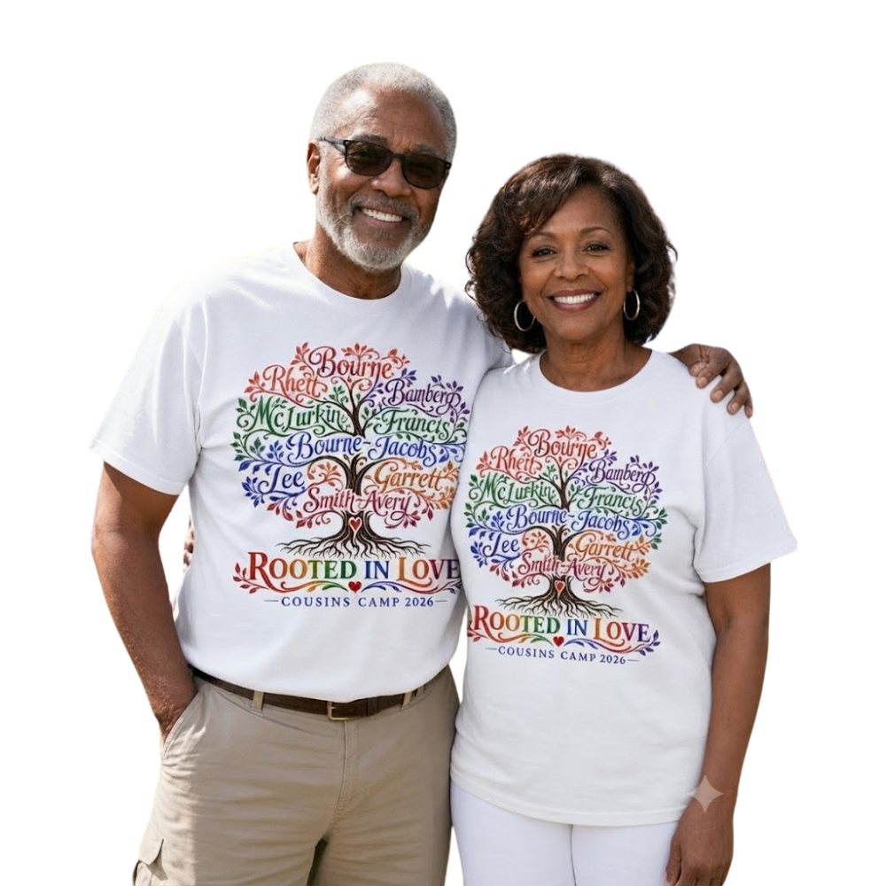 Rooted In Love Cousin Camp Matching T Shirt, Custom Year Reunion Camping Cousin Shirts ET1458