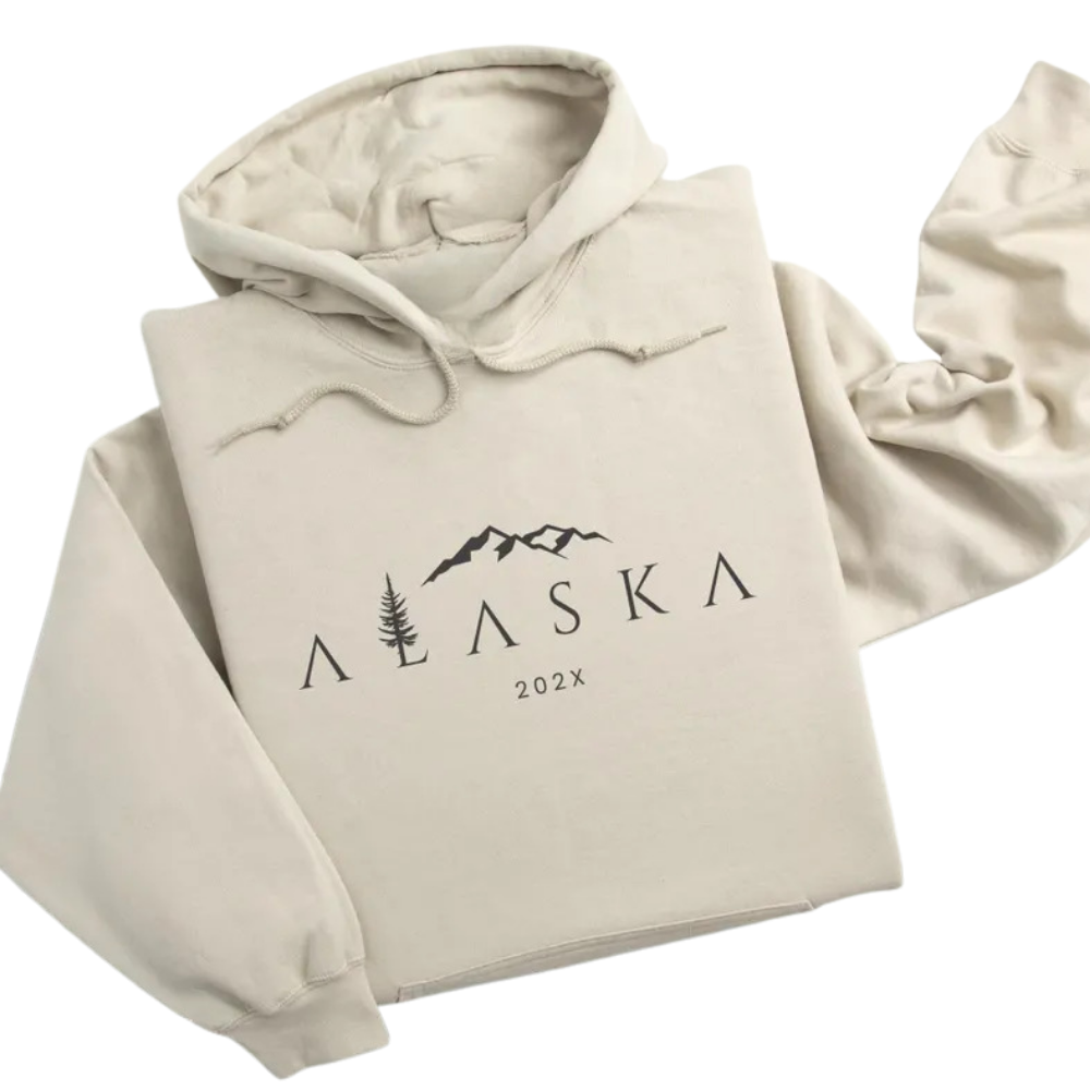 Custom Year Alaska Hoodie, Personalized Alaska Travel Hoodies 2D0898