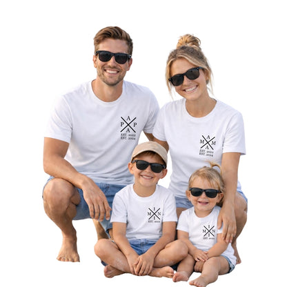 Custom Matching Baby Reveal Family T Shirts, Custom Pregnancy Announcement Matching Shirt Family ET0549