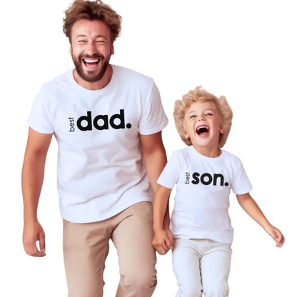 Best Dad Best Son Matching Father Son T Shirts, Matching Father's Day Shirts For Dad Son ET0099
