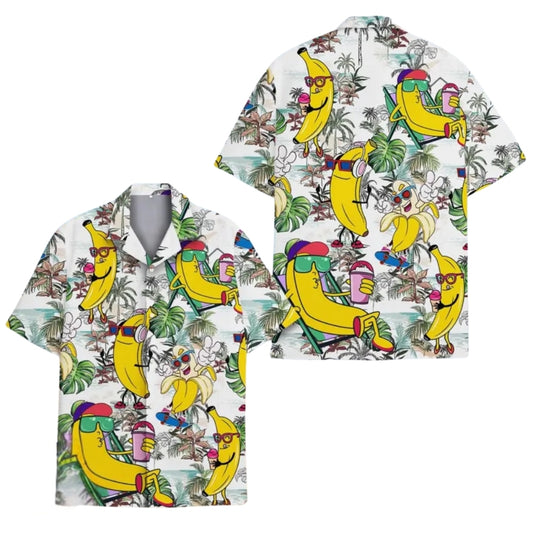 Funny Banana Tropical Hawaiian Shirts Men And Women, Banana Hawaiian Shirts HE0050
