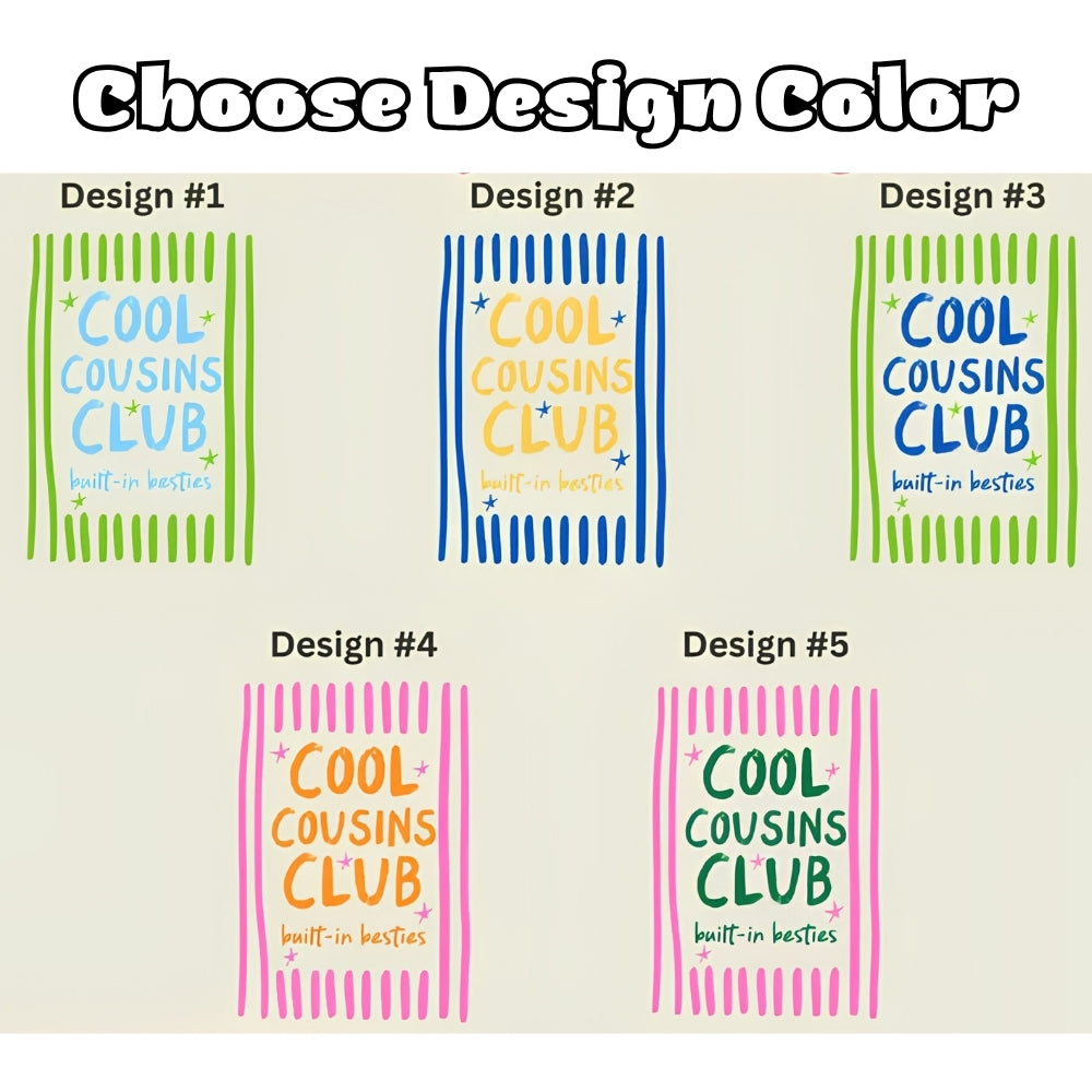 Cool Cousin Club Built-In Besties Matching Cousin T Shirt, Cousin Matching Shirts ET0806