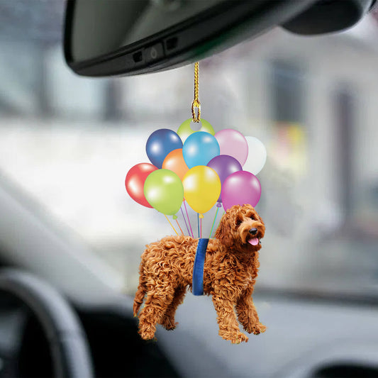 Labradoodle Fly With Bubbles Dog Hanging Ornament Dog Ornament Lasfour OO0813