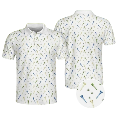 Matching Green Golf Shirt For His And Her, Couple Matching Golf Shirt GE0600