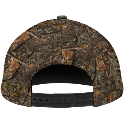 Custom name Camo Deer Hunting Baseball Cap, Custom Deer Caps Hats For Hunters CP0522