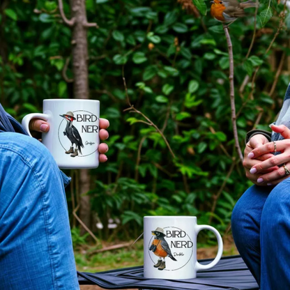 Personalized Bird Nerd Funny Bird Watcher Mug, Custom Name Twitcher Mug, Personalized Mug For Bird Lover TD0011