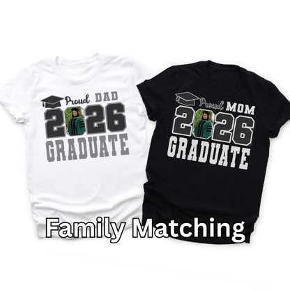 Custom Proud Family Of Graduation Matching T Shirts, Custom Graduation Matching Shirts For Family ET0262