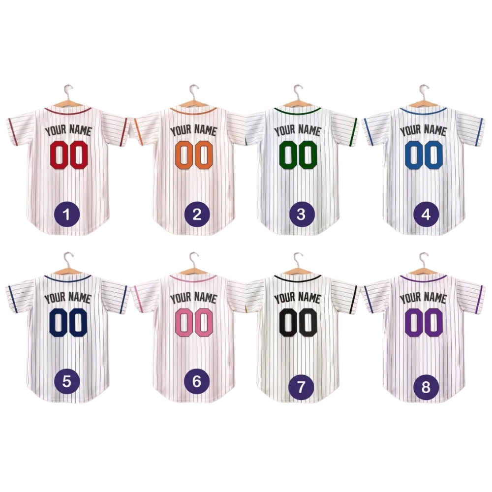 Custom Name Number Family Matching Baseball Jersey, Personalized Matching Baseball Shirts For Family ET0690