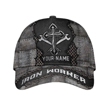 Custom Name Ironworkers 3D Baseball Cap, Custom Steel Worker Caps Hats CP0110