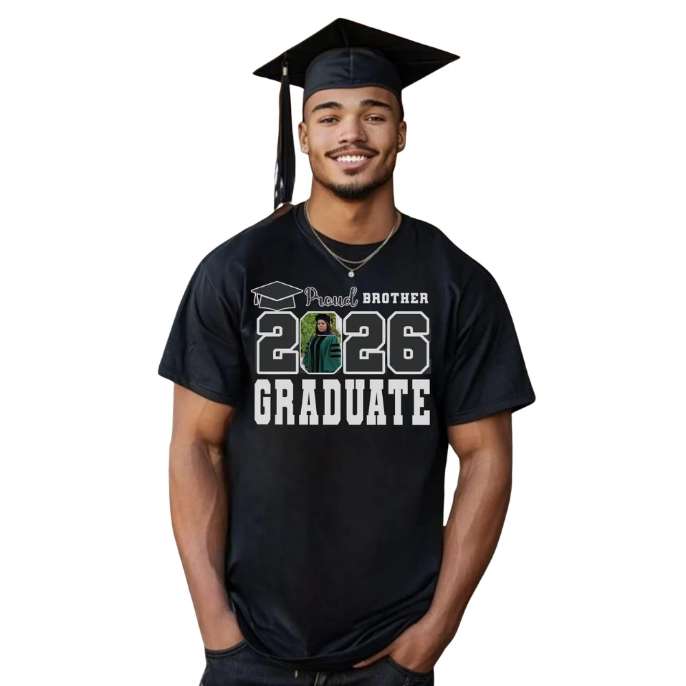 Custom Proud Family Of Graduation Matching T Shirts, Custom Graduation Matching Shirts For Family ET0262