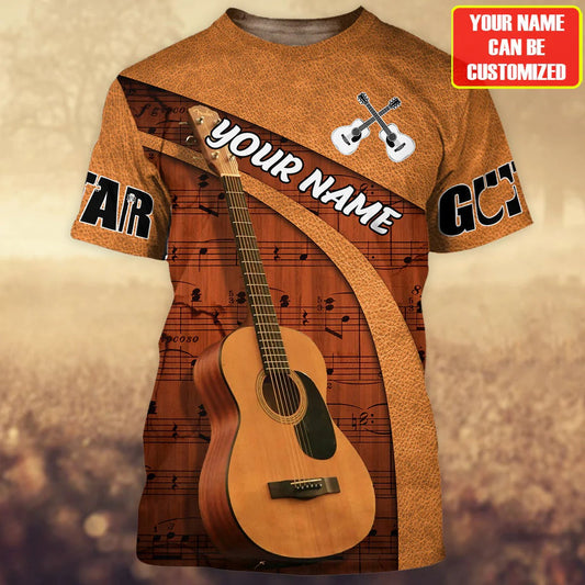 Custom Guitar Shirt, Guitarist Tshirt, Gift For A Guitar Men Women, Guitar Lover Gifts TO2528