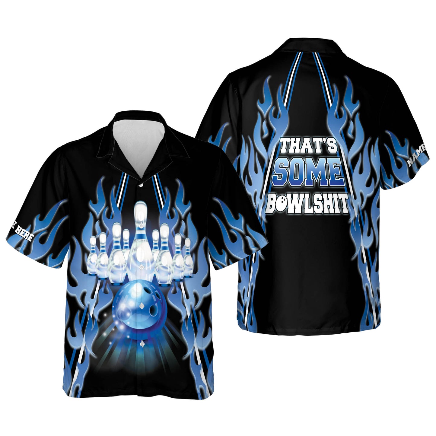 That's Some Bowlshit Hawaiian Shirt, bowling Hawaiian Shirt for men and women HO2736