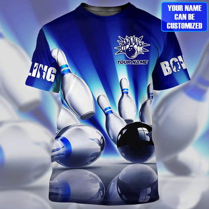 Custom Bowling Shirt Men, 3D All Over Print Bowling Shirt For Women, Gift For Bowling Player TO1922
