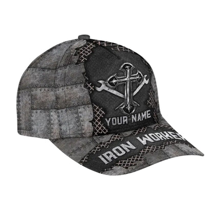 Custom Name Ironworkers 3D Baseball Cap, Custom Steel Worker Caps Hats CP0110