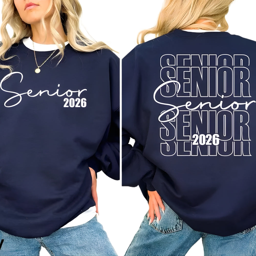 Womens Senior 2026 Sweatshirt, High School Graduation Sweatshirt 2D0366