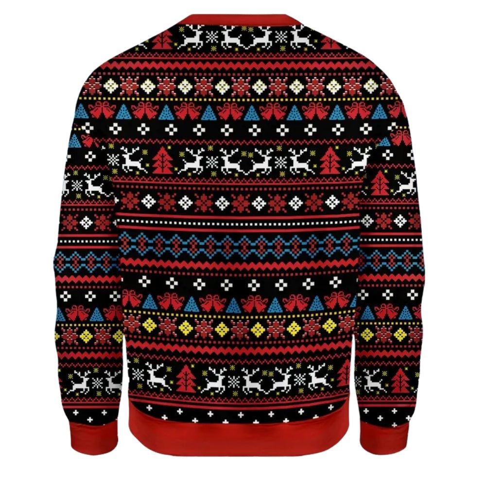 Merry Glizzmas Funny Hot Dog Christmas 3D Sweatshirt, Hot Dog Christmas Sweatshirt 2D1090