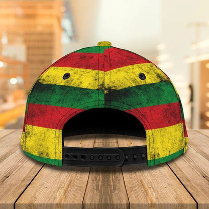 Happy Juneteenth Day Fist Black African American Cap 3D Classic Cap for African American SO0409