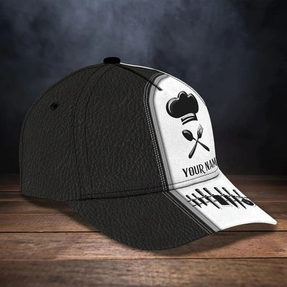 Chef Cook Personalized Name Cap 3D Classic Cap for Chef SO0023