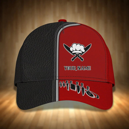 Chef Cook Personalized Name Cap 3D Classic Cap for Chef SO0023