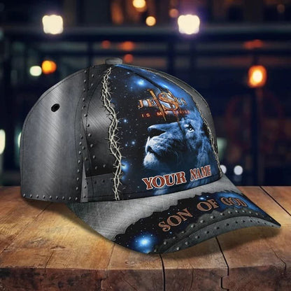 Personalized Jesus Save of My Life Cap, Jesus Cap for Christian Who believe in Jesus SO0411