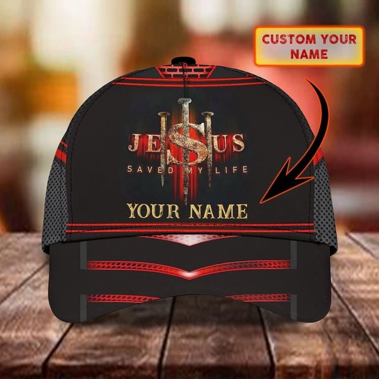 Personalized Jesus Save of My Life Cap, Jesus Cap for Christian Who believe in Jesus SO0411