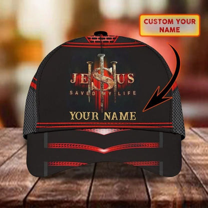 Personalized Jesus Save of My Life Cap, Jesus Cap for Christian Who believe in Jesus SO0411