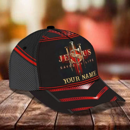 Personalized Jesus Save of My Life Cap, Jesus Cap for Christian Who believe in Jesus SO0411