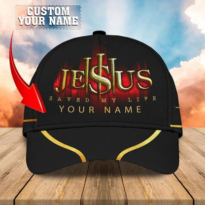 Personalized Jesus Save of My Life Cap, Jesus Cap for Christian Who believe in Jesus SO0411